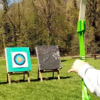 Concentration avant le tir à l'arc
